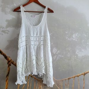 Free People Voile & Lace Trapeze Slip